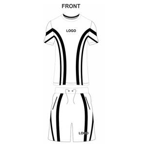 Tela de algodón de secado rápido para hombre, conjunto de pantalones cortos de manga corta para verano - Product Image 2