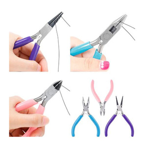 Bán buôn giá 2 cái đồ trang sức làm kìm Set với mũi kim và chuỗi mũi kìm - Product Image 4