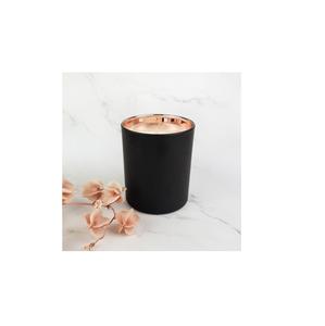Contenedor de velas de almacenamiento de cera de lujo en cobre negro Diseño elegante único Perfecto para la decoración navideña y el acento del hogar - Product Image 2
