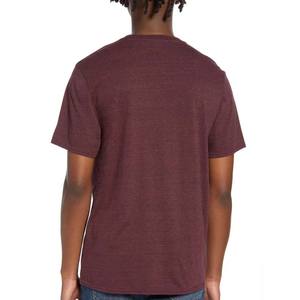 Bella Canvas Bella + Canvas Unisex cuello redondo Tri-blend manga corta Camisetas hombres manga corta cuello redondo Camiseta, Borgoña - Product Image 3