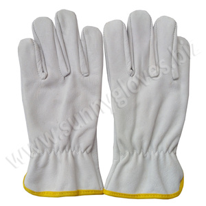 Winter fleece lined Grain Deerskin Leather Cold resistant Work <b>Driver</b> <b>glove</b> - Product Image 6