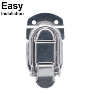 Cerradura de caja de Metal HC317, accesorios de Metal, cerrojo con llave para caja de instrumentos de guitarra - Product Image 1