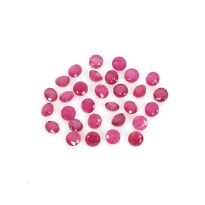 แก้วเต็มไปด้วยทับทิมกลมเหลี่ยมเพชรพลอย5มม. แก้วที่เต็มไปด้วยทับทิมเพชรพลอยเหลี่ยมสำหรับทำเครื่องประดับ - Product Image 2