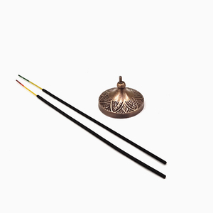 Antique Brass Metal <b>Incense</b> <b>Stick</b> <b>Holder</b> Burner - Product Image 2
