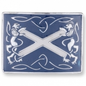 Nouvelle boucle de ceinture pour kilt écossais – Boucle en métal à motif de gazon des Highlands traditionnel pour ceintures de kilt - Product Image 1