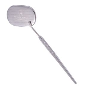 De acero inoxidable Croydex Harrop forma espejos con la manija (mano izquierda) maquillaje herramientas instrumentos de belleza extensión de pestañas espejo - Product Image 2