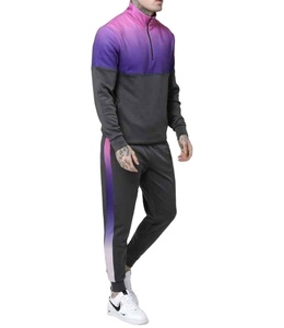 Conjunto completo de Sudadera con capucha y pantalón de chándal, trajes para correr y correr, logotipo personalizado, chándales lisos a rayas de talla grande de alta calidad 2025 - Product Image 2