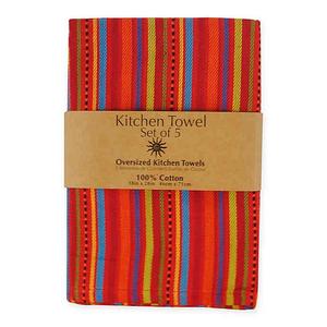 Toallas de cocina de secado rápido tejidas con fresas impresas 100% algodón orgánico GOTS uso doméstico certificado - Product Image 6