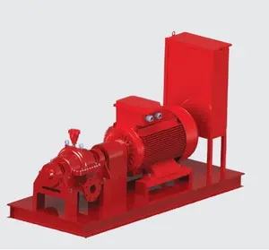 Ulfm approved NFPA20 Fire Fighting Pump Set Centrifugal SPLIT CASE Electrical, Fire Pump Sets 450GPM - 3000GPM with controller