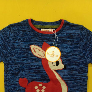 เสื้อผ้าขายดี เสื้อสเวตเตอร์แขนยาว คอกลม แบรนด์แท้ สำหรับเด็กผู้หญิง สินค้าสต็อกจากบังกลาเทศ - Product Image 1