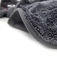 Toalla de secado de microfibra para coche, Toalla de microfibra de lujo coreana, 700GSM de potencia, absorción rápida, alta Pila, detalles, secado rápido, sin pelusa