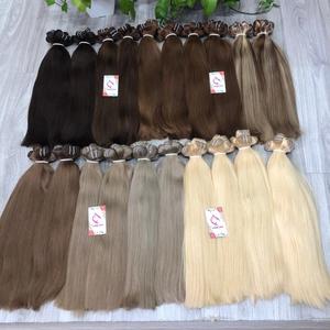 Perruque ondulée douce de 28 pouces Excellente longueur étirée Extensions de cheveux vierges vietnamiennes Remy naturelles à double tirage Trame unique - Product Image 4