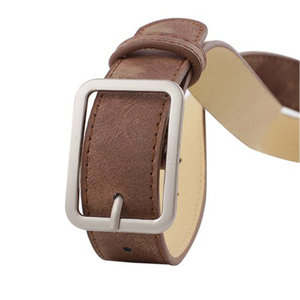 Wholesale New Design PU 100% Genuine Leather Belt Custom Ladies Waist Belt with Alloy <b>Buckle</b> Best Material - Product Image 2
