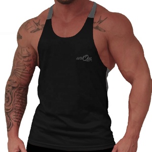 Hot Selling Tank Tops <b>Men's</b> Bodybuilding Custom Logo <b>Man</b> Gym <b>Stringer</b> Wholesale <b>Stringers</b> <b>Vest</b> - Product Image 3