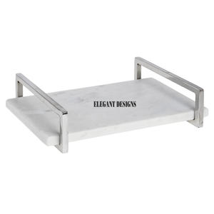 Bandeja de servicio de mármol personalizada, Vintage de diseño antiguo Plato decorativo, plato de servicio de mármol de lujo - Product Image 4