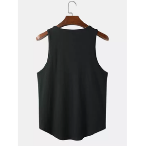 Camiseta sin mangas informal personalizada para hombre, nuevo diseño con tejido de punto estampado, orientada a la exportación desde Bangladesh - Product Image 4