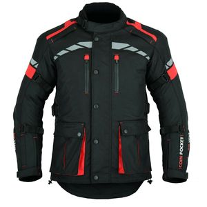 แจ็กเก็ตกันลมสำหรับขี่มอเตอร์ไซค์,แจ็กเก็ตการแข่งความเร็วสูงแบบสั่งทำพร้อมตัวป้องกันและซับในกันลม - Product Image 4