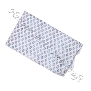 Tela de algodón puro, estampado Floral indio a mano, hermosas mujeres, niño, niñas, ropa, camisas, tela por yarda, estampado de bloque a mano - Product Image 1