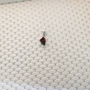 Sterling Silver 925 Custom <b>Garnet</b> Gemstone <b>Pendant</b> Sterling Silver <b>Pendant</b> Sterling Silver 925 Jewelry With <b>Garnet</b> Rough <b>Pendant</b> - Product Image 1