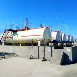 Tanque de gás lpg tanque de armazenamento 80m3, tanque horizontal de pressão de gás propano lpg