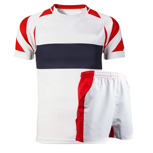 Camisetas de Rugby Personalizadas de Alta Calidad, Estilo Vintage, 100% Poliéster, Uniformes de Equipo al por Mayor, Secado Rápido y Transpirables, Nombre Personalizado - Product Image 1