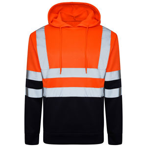 Hi Vis Fleecy เสื้อฮู้ดแบบสวมหัว,เสื้อฮู้ดแบบสองสี Hi Vis Viz - Product Image 3