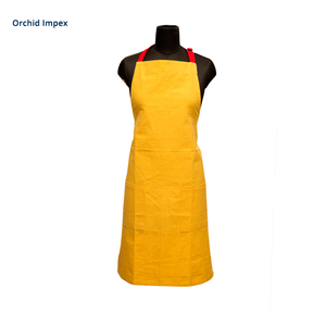 Herringbone Cotton Wholesale <b>Aprons</b> Chef <b>Apron</b> <b>Kitchen</b> <b>Apron</b> Bib <b>Apron</b> Custom Logo Adjustable Bulk OEM India - Product Image 1
