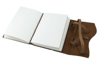 Cuaderno diario encuadernado de cuero suave hecho a mano al mejor precio, cubierta de papel marrón con estampado de logotipo personalizado, planificador de regalo, tamaños B5 A5