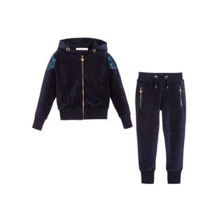 Costumes en velours pour femmes avec pull à capuche - Product Image 3