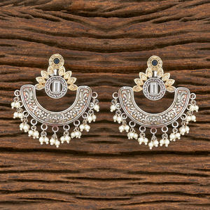 Boucles d'oreilles eid, livraison gratuite, deux tons plaquée, style occidental, 103082 - Product Image 2