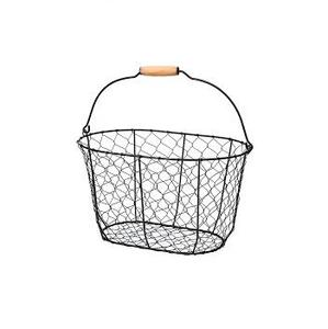 Stylish Kitchen Decor Design High Quality Black Iron <b>Wire</b> <b>Basket</b> with PC Material for Household <b>Storage</b> - Product Image 5