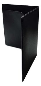 Cartera corta de cuero genuino estilo bohemio con bordado de cierre abierto y características RFID forro de poliéster caramelo para pasaportes - Product Image 4