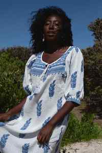 Adidas — vêtements Parent et fille, motif Floral en coton pur, manches courtes, personnalisés, à la mode, vente en gros, livraison directe - Product Image 4