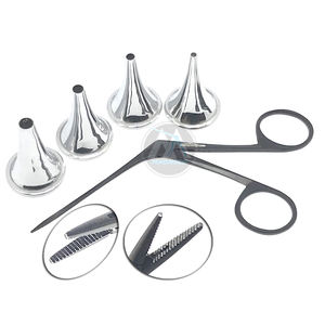 Micro-pince auriculaire de 3 pouces en acier inoxydable, nouveau avec matériau métallique, ensemble de 4 pièces - Product Image 1