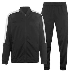 Chándal deportivo de dos piezas con forro polar para hombre, traje informal de manga larga para correr - Product Image 1