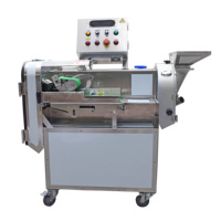 FM0012 Industriële dubbelkopige roestvrijstalen hoog-efficiënte 220V groente- en fruitsnijmachine