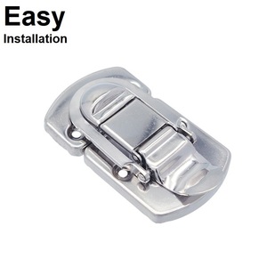 Strong aluminum case locks with HC225 plated zinc clip lock hardware special adjustable customized big keyless light cheap price - Product Image 1