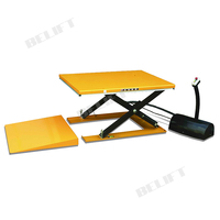 Tables élévatrices électriques à ciseaux pour entrepôt, capacité 1 tonne, hauteur 3 m, pour le levage de marchandises