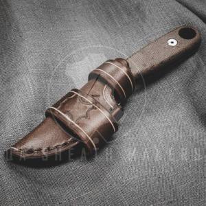 โรงงาน OEM 2021ร้อนขายที่อุดมไปด้วยข้าวเปลือกหนังสำหรับใบมีดติดตามคงที่มีด - Product Image 1