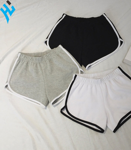 2025 nouveau dernier Style sports d'été de haute qualité élastique cordon couleur unie doux tissu décontracté mince chaud court pour les femmes - Product Image 3