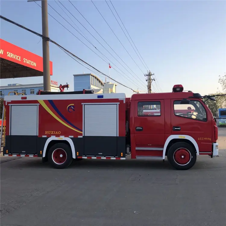 3 Ton Water Foam Tank Fire Truck DONGFENG 4*2 Fire Emergency Truck Fire Fighting Truck