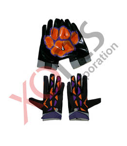 Guantes de fútbol americano con estampado personalizado, transpirables y de talla grande con diseño adhesivo en La Palma - Product Image 3