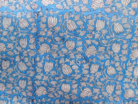 Tissu d'ameublement indien artisanal en coton doux, écologique, imprimé à la main, à motifs floraux, pour la décoration intérieure et les sacs – Vente en gros