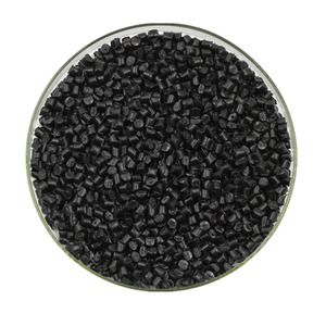 Gránulos de PBT Reciclado Rellenos con Fibra de Vidrio al 20% GF20 Negro, Certificados, Precio de Fábrica, UL94 V-0, Retardantes de Llama, Antiestáticos, para Condensadores - Product Image 1