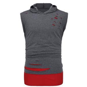 Wholesale OEM custom men's sports vest muscle bodybuilding tank top loose fit stringer training tank tops - Product Image 2