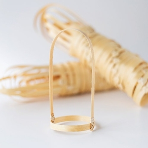 Portavasos Desechable Ecológico de Bambú para Té con Leche, Portavasos de Paja Natural Tejida de Vietnam - Product Image 4