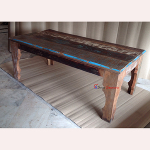 Nhà Sản Xuất Bán Buôn Rắn Tái Chế <span class=keywords><strong>Barn</strong></span> Gỗ Bàn Cà Phê Mộc Mạc Đồ Nội Thất Phòng Khách Handmade Tính Năng - Product Image 6