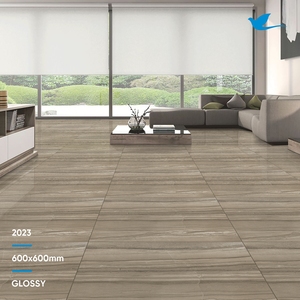 Carreaux de porcelaine de style classique 600x600mm Carreaux de sol en céramique à surface brillante Fabricant leader dans la construction - Product Image 2