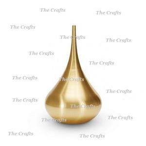 ชุดแจกันดอกไม้สามรูปทรงแจกันดอกไม้โลหะขัดเงาสีทองสำหรับตกแต่งบ้านโรงแรมและงานแต่งงาน - Product Image 3