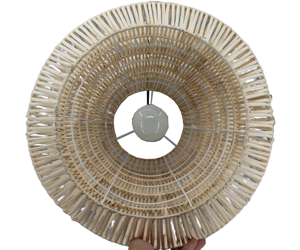 Wave Tower-shaped <b>Rattan</b> <b>Pendant</b> Light, Creative Lighting <b>Pendant</b>, Restaurant Lighting - Product Image 5